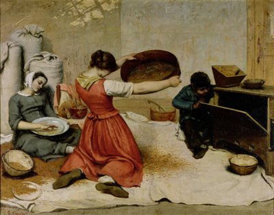 I Ventilatori, 1855 da Gustave Courbet